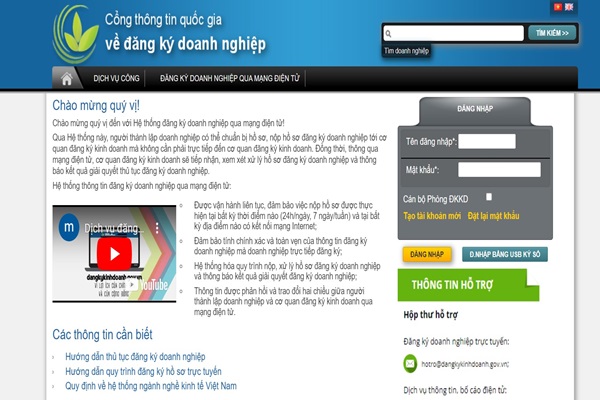 dang ky thanh lap cong ty tnhh 1 thanh vien truc tuyen