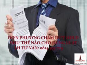 don phuong cham dut hop dong lao dong luatthanhthai